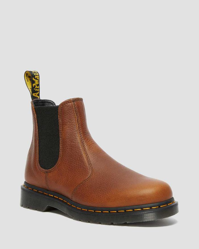 Dr Martens Chelsea Boots Dame Brune 2976 Ambassador Læder 0392ZLOVK